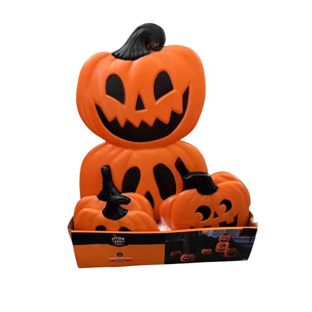 Hyde & EEK Boutique Halloween Pumpkin Cemetery Kit Lot Orange Black